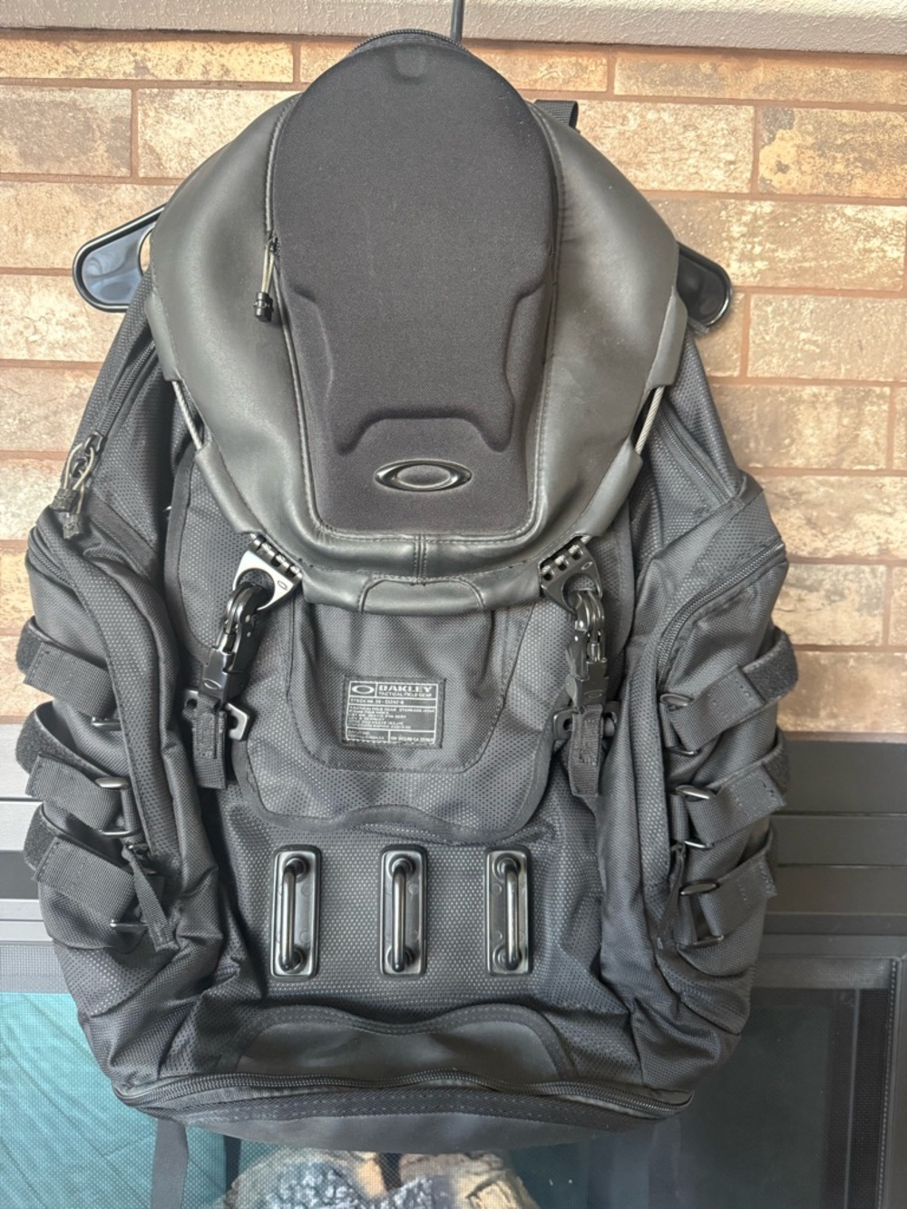 Oakley Black Tactical Style Backpack for Men